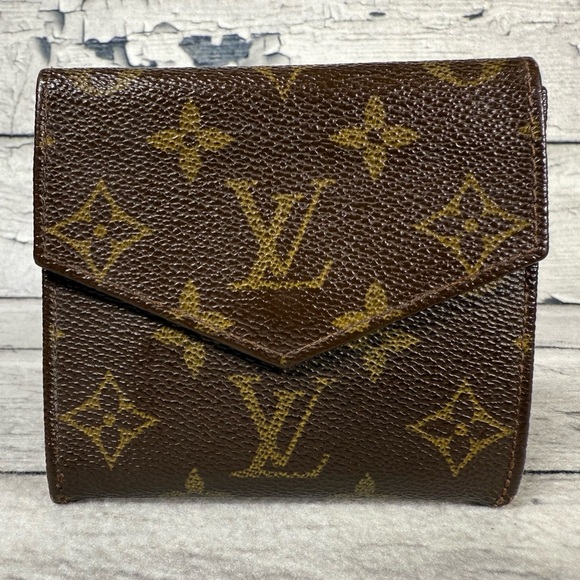Louis Vuitton Portefeiulle Elise Trifold Wallet Monogram Canvas Leather - Picture 2 of 14
